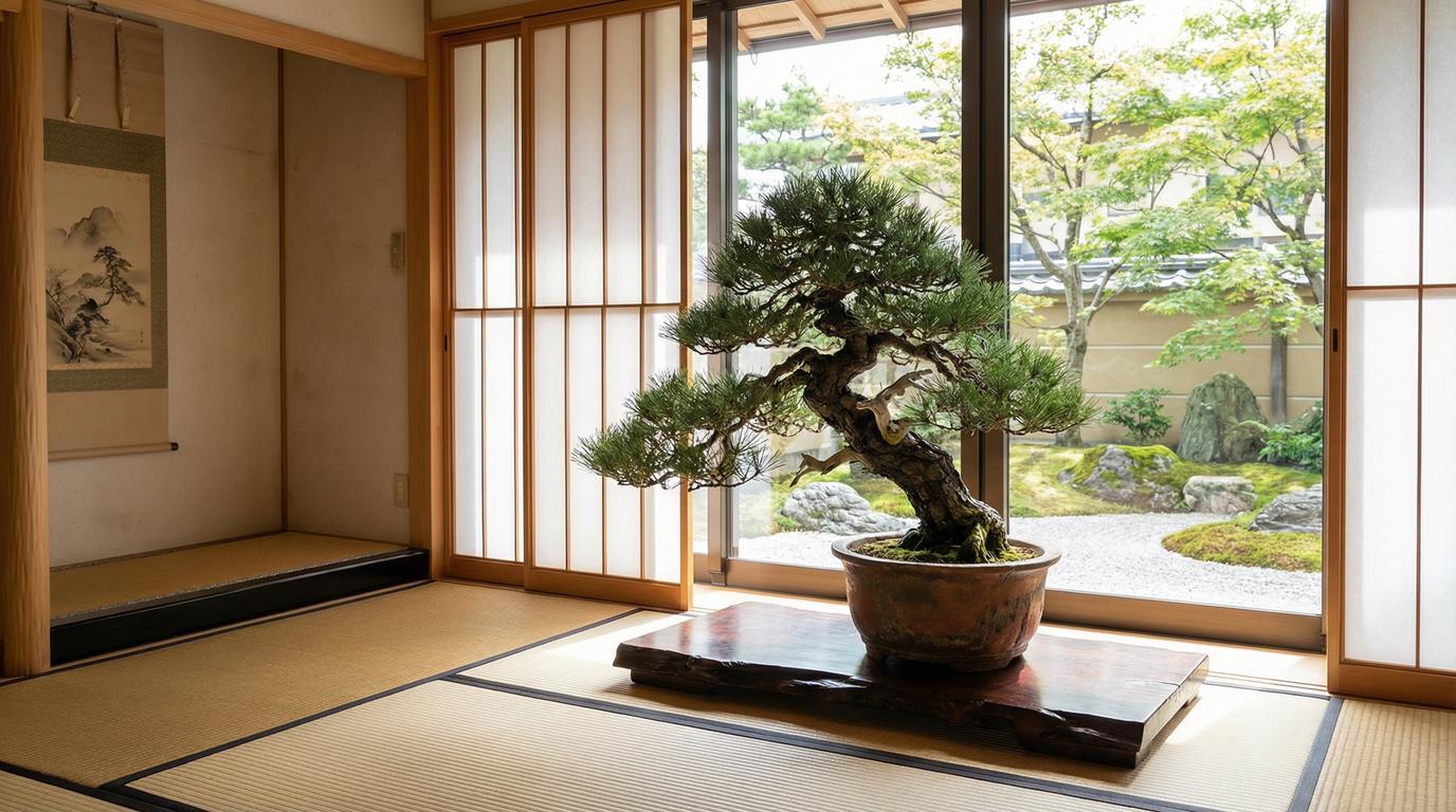 高清动漫盆景艺术视频